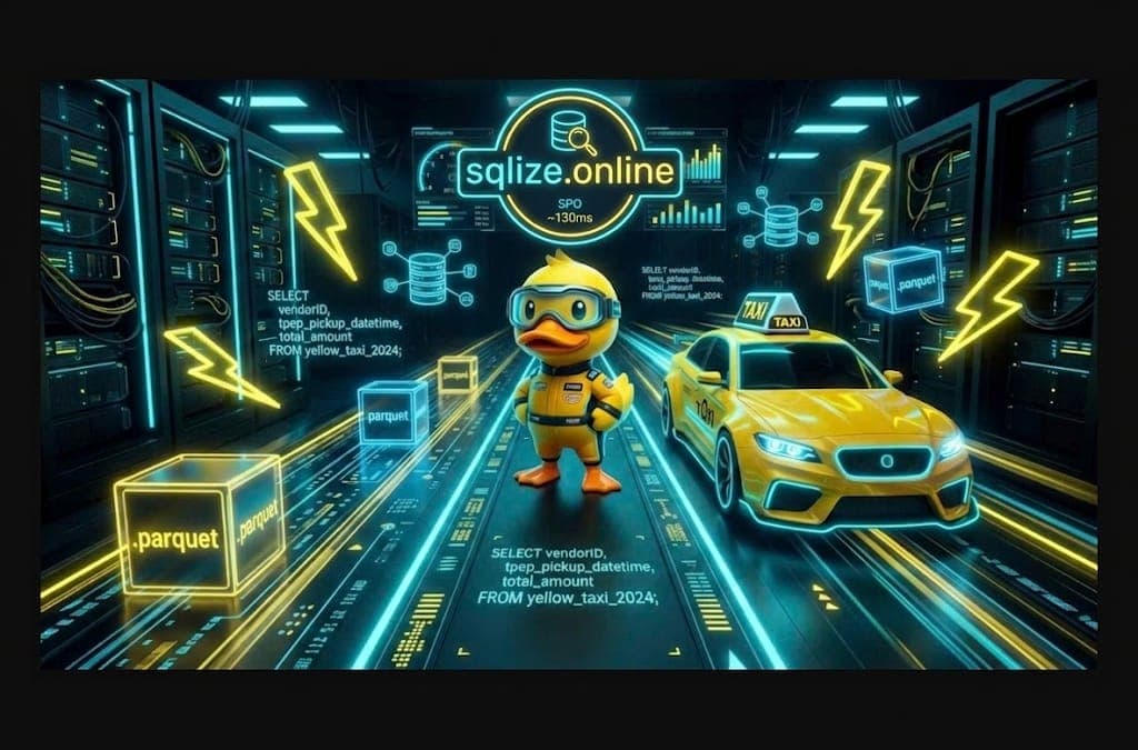 Я добавил DuckDB в sqlize.online