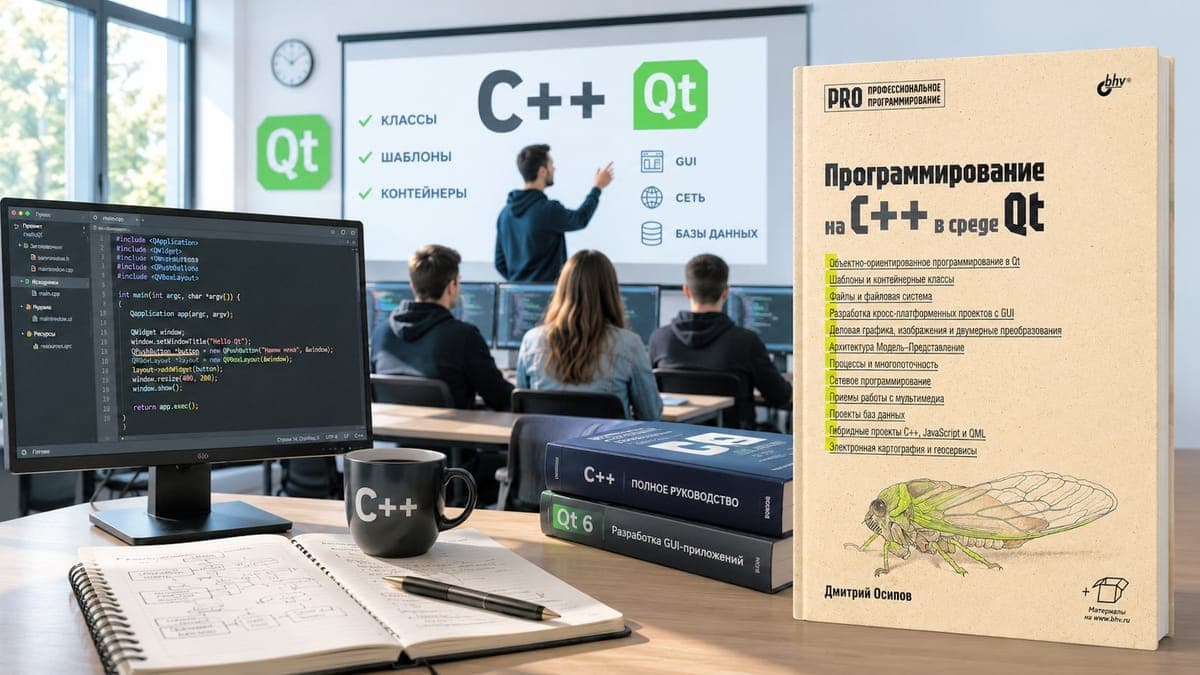 Рецензия на книгу «Программирование на C++ в среде Qt»