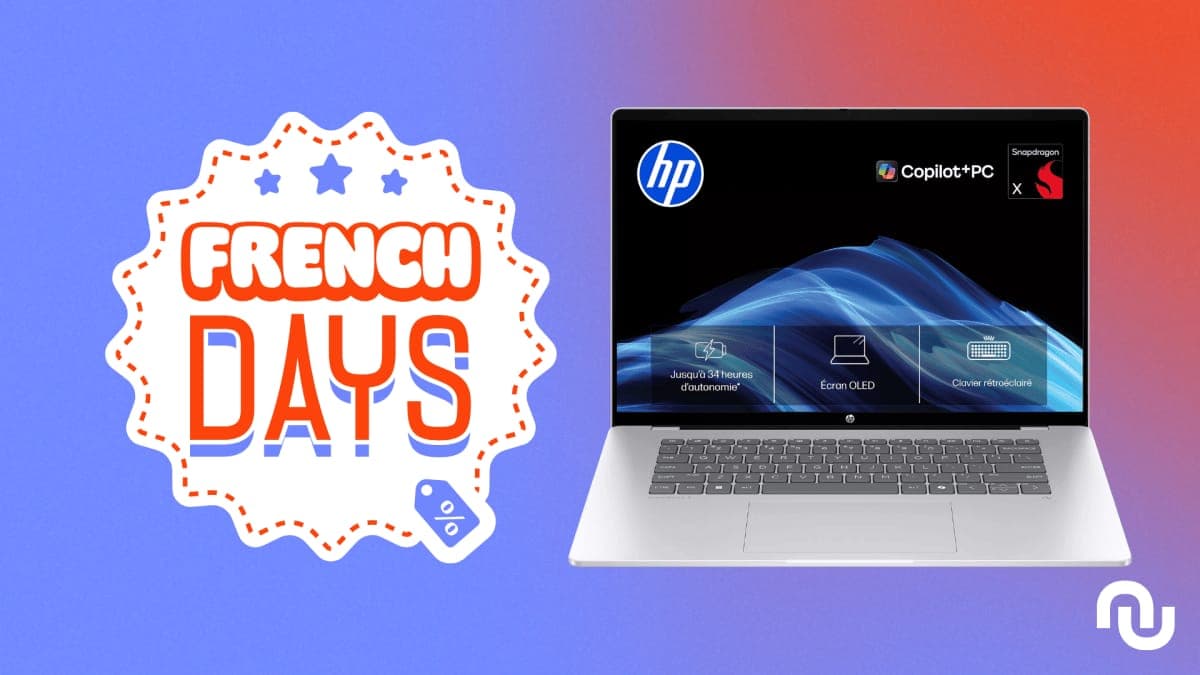 Le HP OmniBook 5 avec écran OLED et 30 h d’autonomie perd 220 € pour les French Days