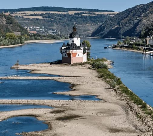 Will the Rhine River return to normal levels between October 1 and October 31, 2026?
