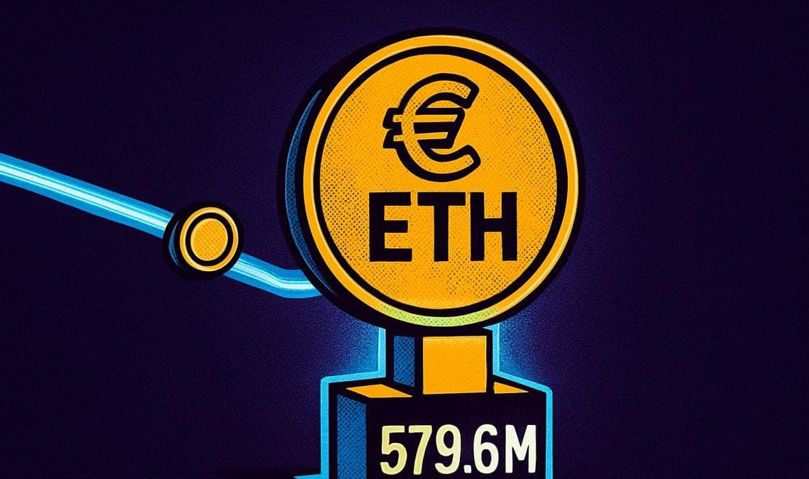 Stablecoin euro su Ethereum: 579 milioni, più del doppio di Solana e Base