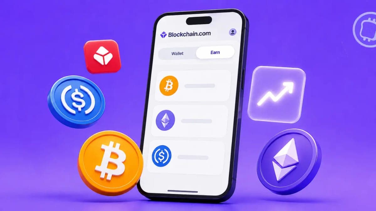 Earn de Blockchain.com : jusqu'à 12 % d'APY pour faire fructifier vos cryptomonnaies