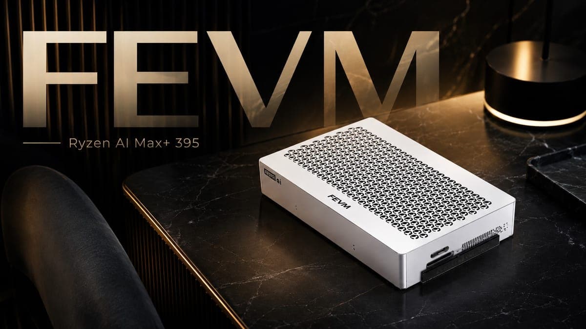 FEVM на Ryzen AI Max+ 395 — 128 ГБ объединённой памяти в одном литре алюминия