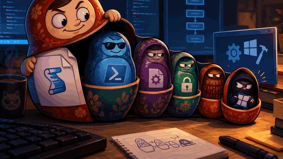 Открыл обычный VBS, а внутри оказался PowerShell, AES и MSBuild