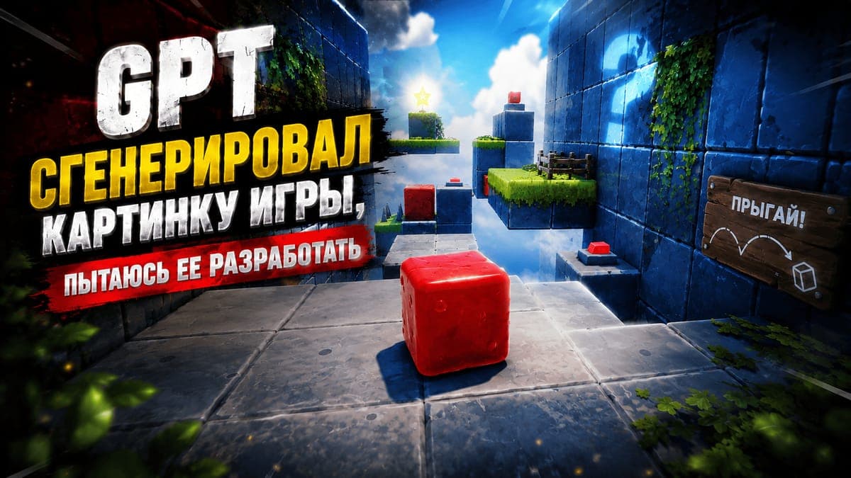 GPT Сгенерировал картинку игры, пытаюсь ее разработать. Часть 2