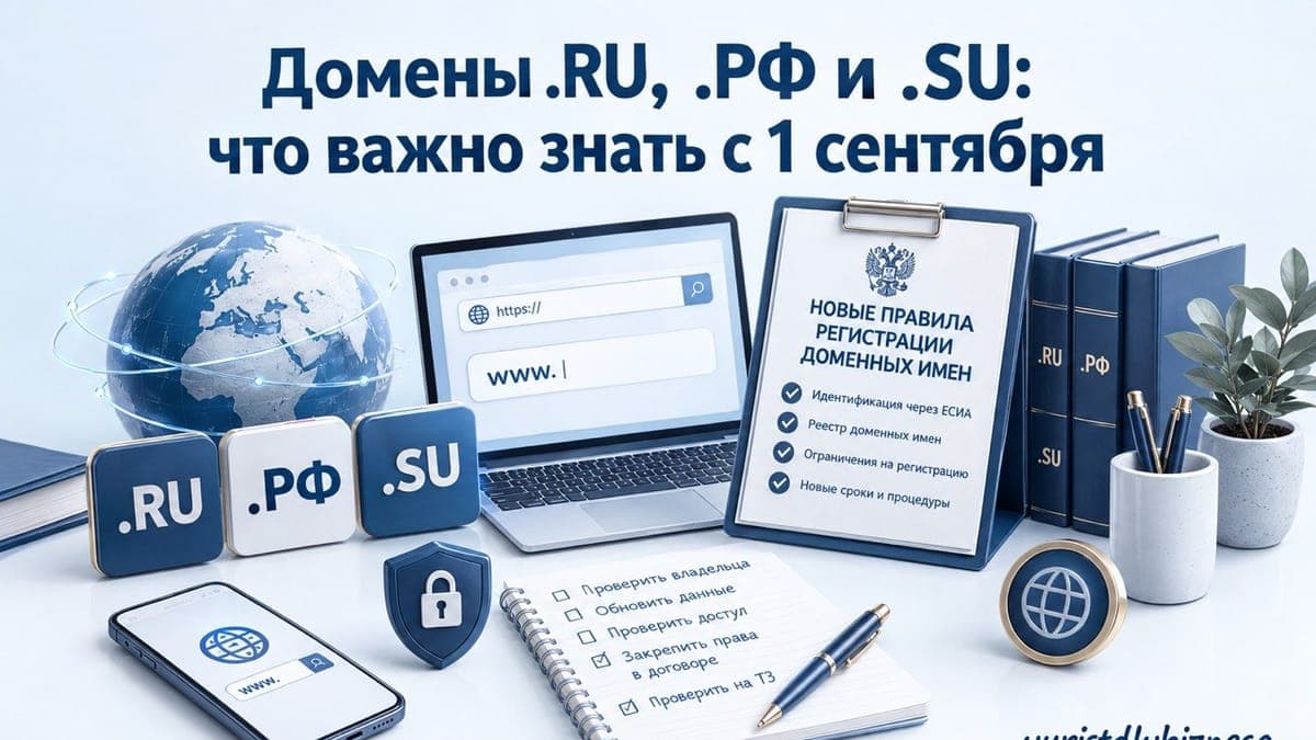 Домены .RU,.РФ и .SU: что важно знать с 1 сентября
