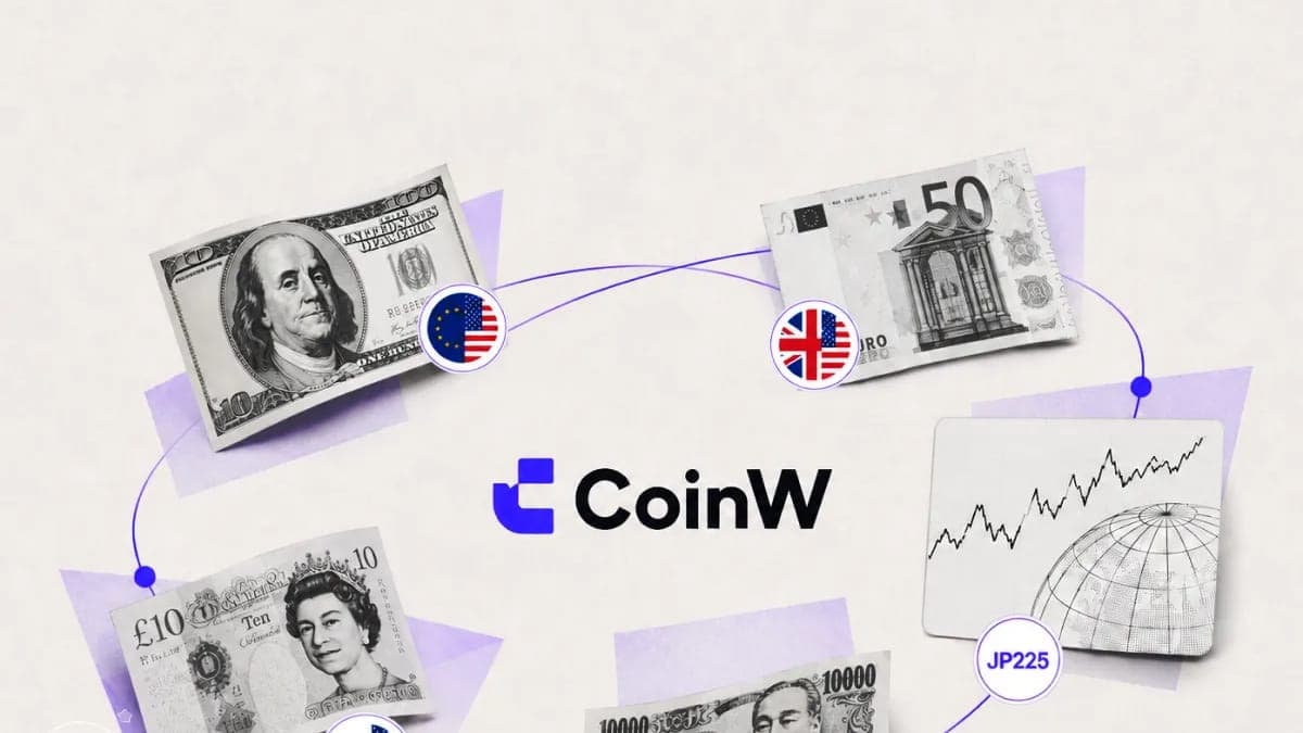 CoinW запустила бессрочные TradFi-фьючерсы на валюты и индексы