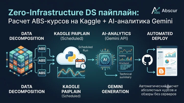Как я перенес расчет абсолютных валютных курсов на Kaggle и автоматизировал обзоры через Gemini API