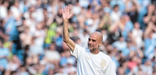 Abschied von Pep Guardiola bei Manchester City: Er kann es auch bei schlechtem Wetter in Stoke