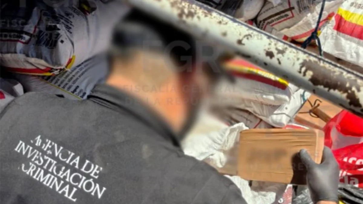 FGR interrumpe ruta logística de fentanilo en Sonora: detiene a conductor de tractocamión con 88 paquetes