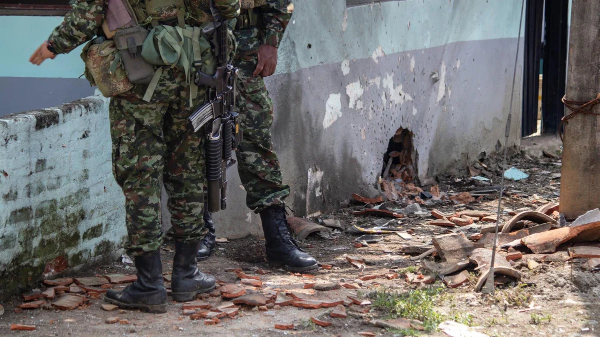 Ejército lleva a cabo un bombardeo militar en zona rural de Amalfi, Antioquia, contra subestructura del Clan del Golfo