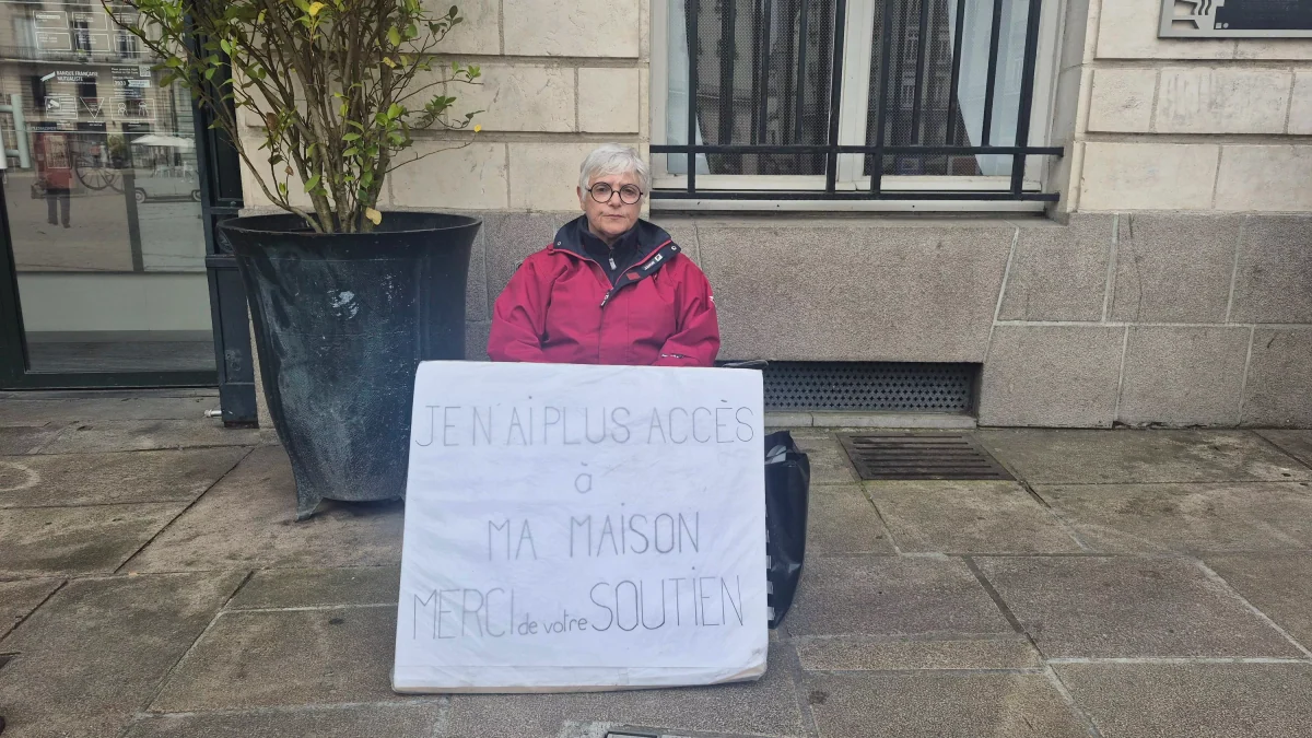 «Je suis là pour retrouver des droits» : après sa grève de la faim à Nantes, Marie-Claude n’a toujours pas accès à sa maison