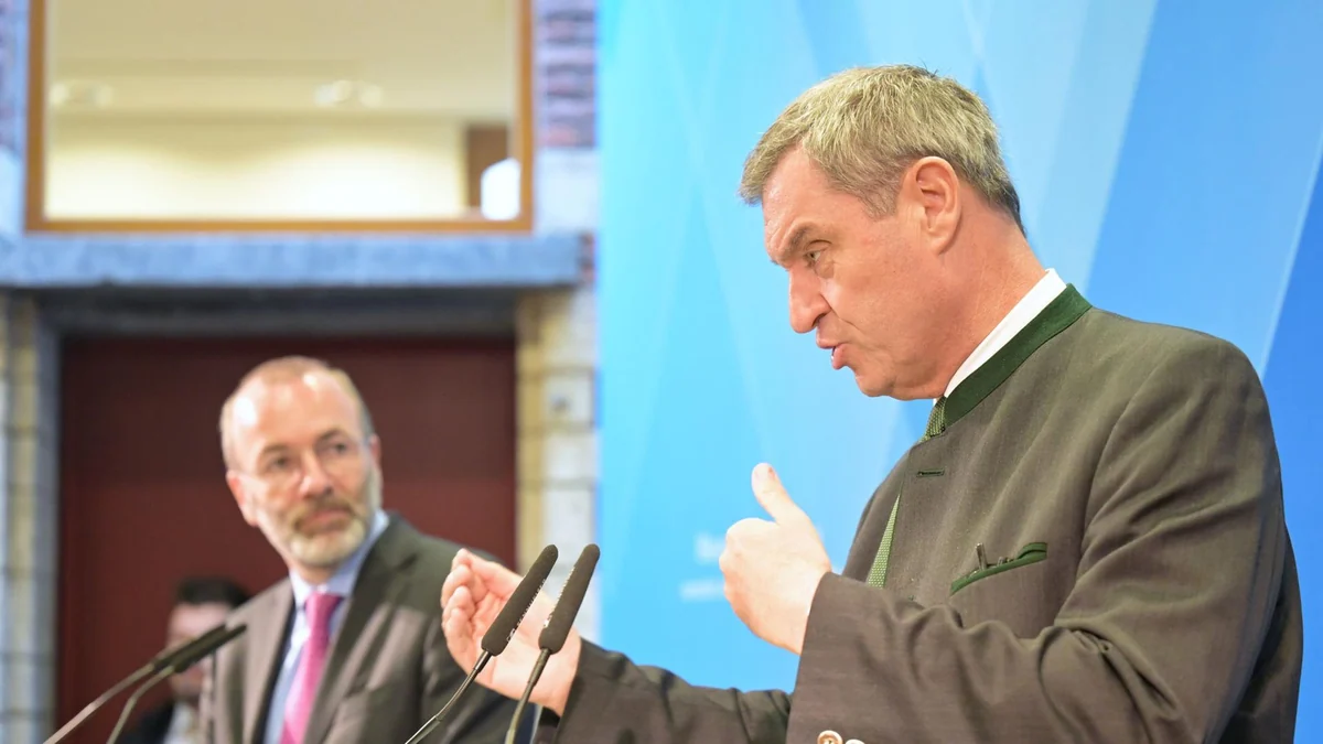 Reaktionen in der CSU nach Webers Pfingstbrief