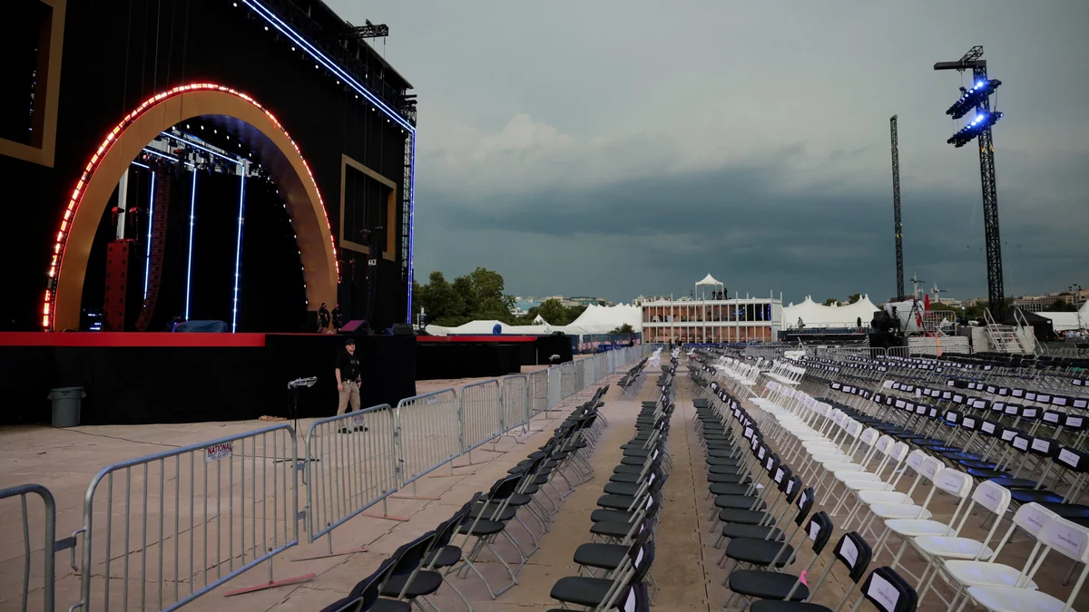 Evacuado por amenaza de tormenta el Mall que espera a Trump para las celebraciones del 250 aniversario