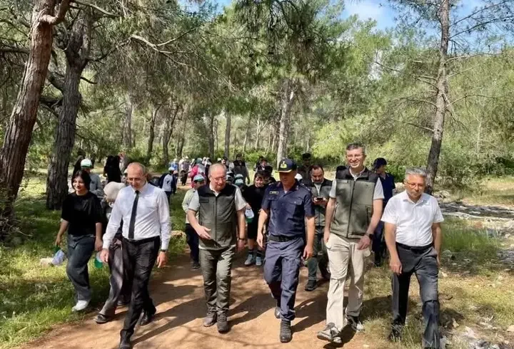 Erdemli'de orman yangınlarına karşı farkındalık yarattılar
