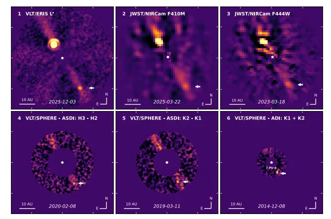 ¿El planeta escondido? Así fue el sorprendente hallazgo del exoplaneta más tenue jamás fotografiado
