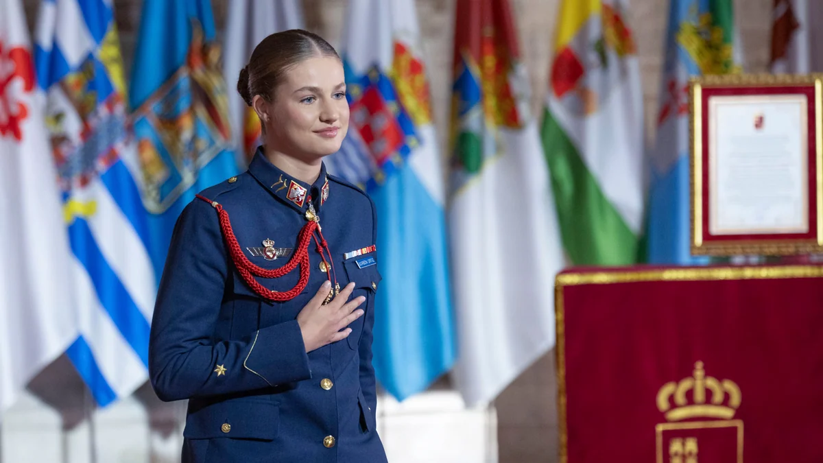 La princesa Leonor visita Teror, en Gran Canaria, durante su viaje de fin de curso como alférez