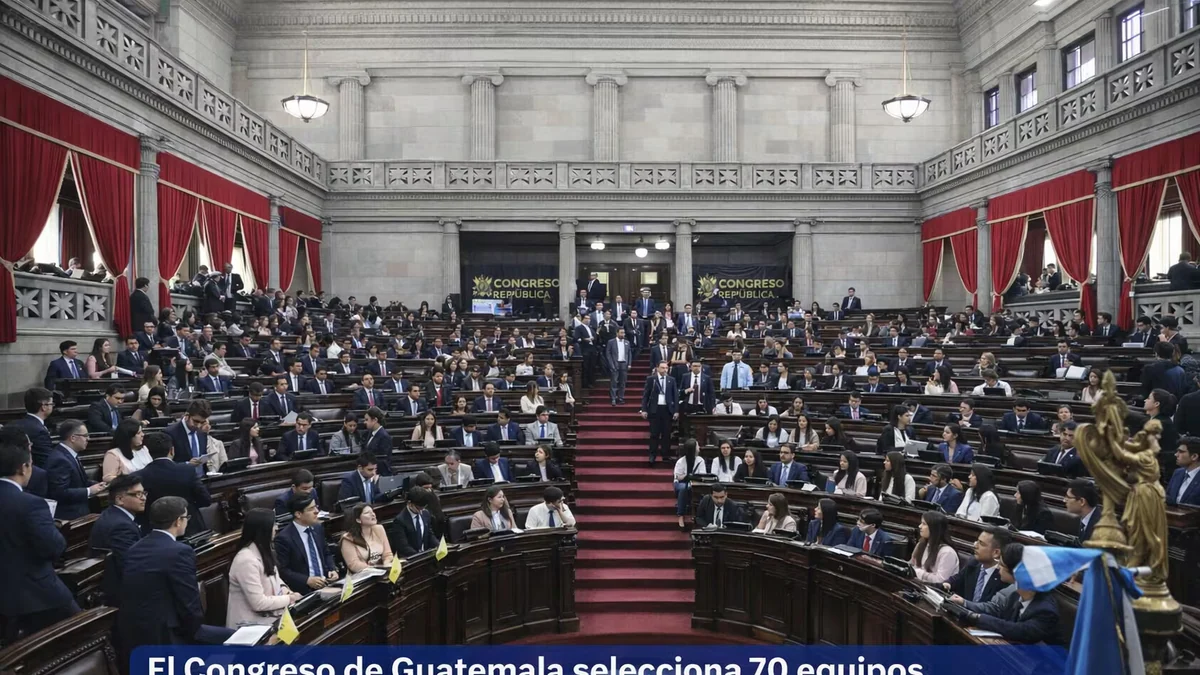 El Congreso de Guatemala selecciona 70 equipos universitarios que competirán por legislar sobre seguridad en Moot Legislativo