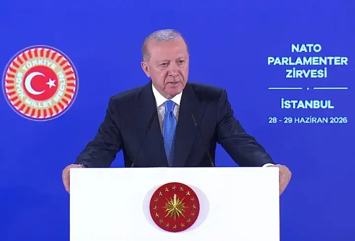 Cumhurbaşkanı Erdoğan, NATO Parlamento Başkanlarıyla buluşmada konuşuyor