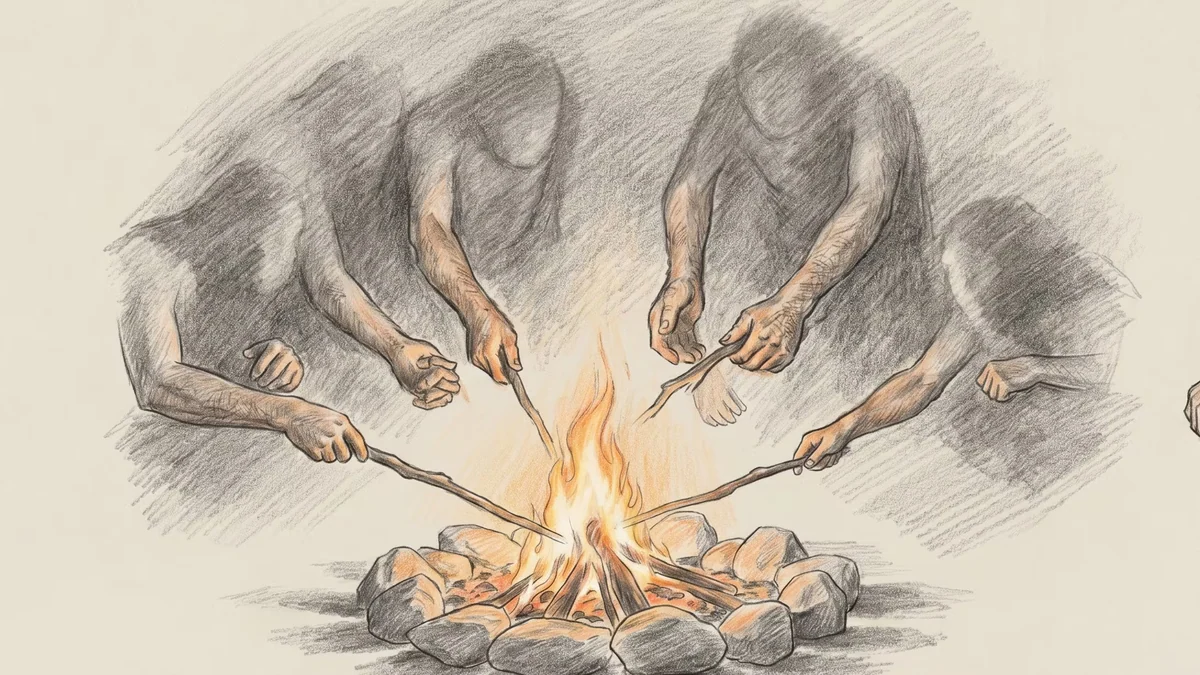 Descubren que el Homo erectus usó el fuego de manera recurrente antes de lo que se creía: las evidencias