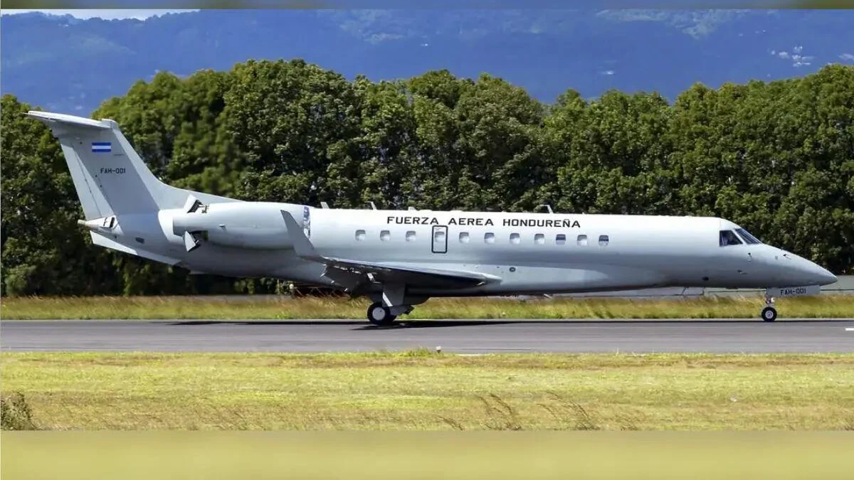 Gobierno de Honduras anuncia subasta internacional del avión presidencial Embraer Legacy 600