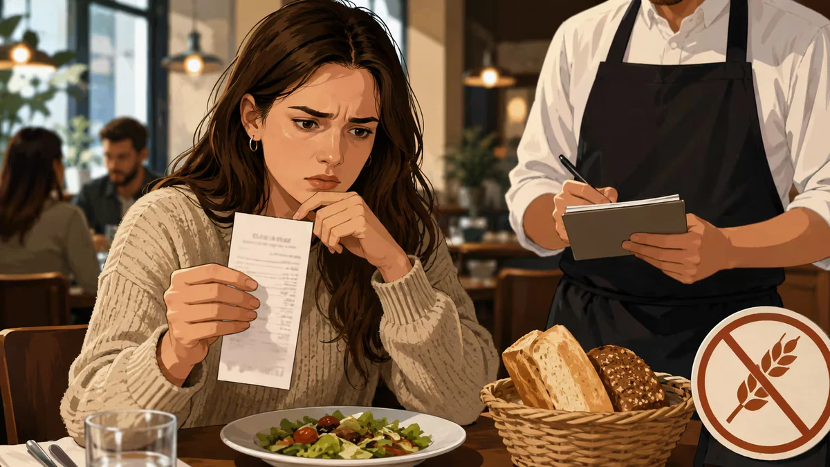 Fue a comer a un restaurante, revisó el ticket y encontró un mensaje que desató una ola de indignación