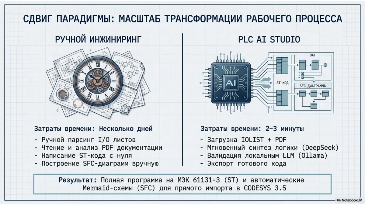 PLC AI Studio, часть 2: многопроектный режим и маршрутные окна — как провести ИИ через целый объект