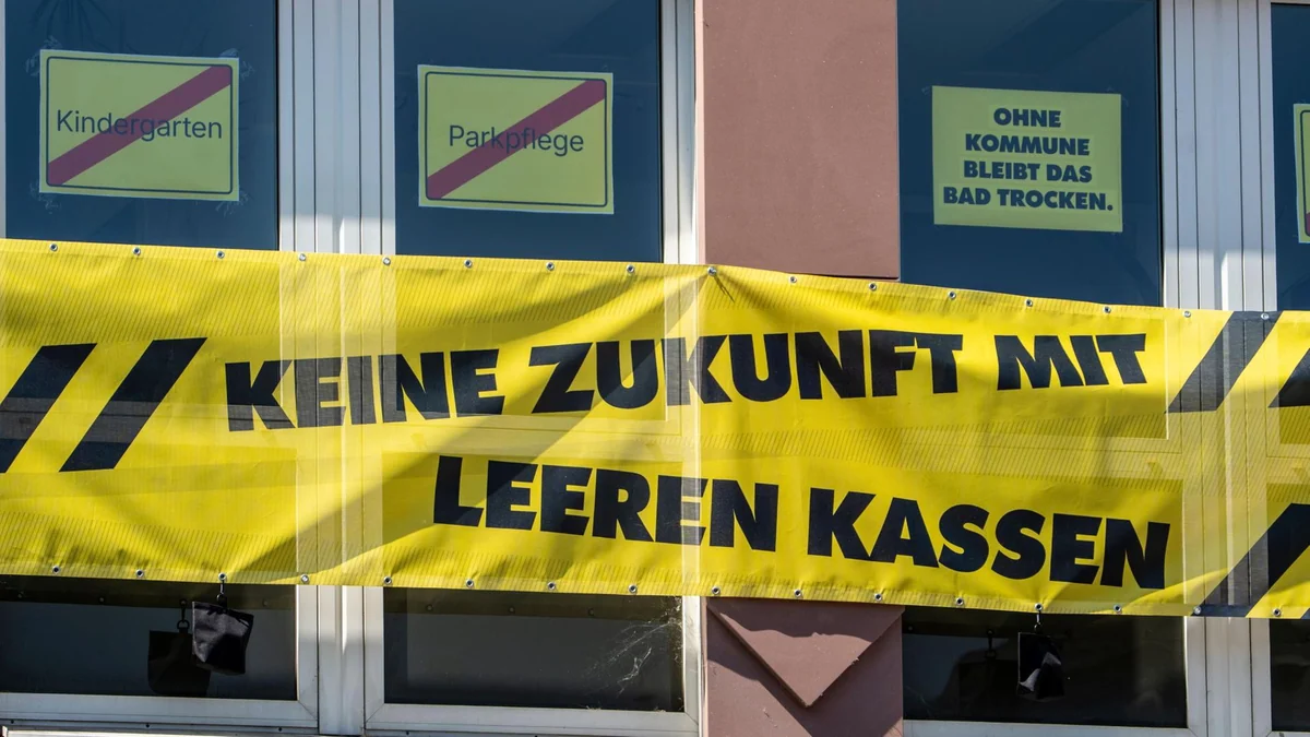 Defizite in Milliardenhöhe: Kommunen warnen vor Finanzkollaps