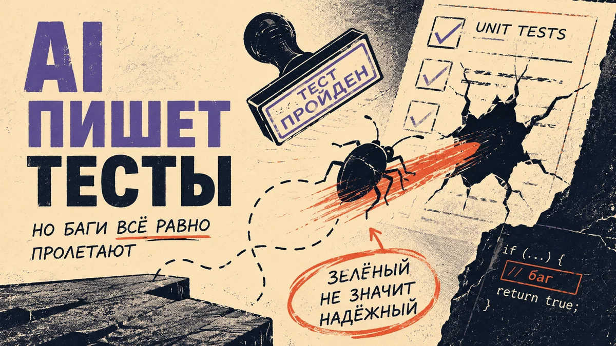 Cursor пишет вам unit‑тесты за минуту. 5 паттернов, на которых эти тесты пропустят любой баг