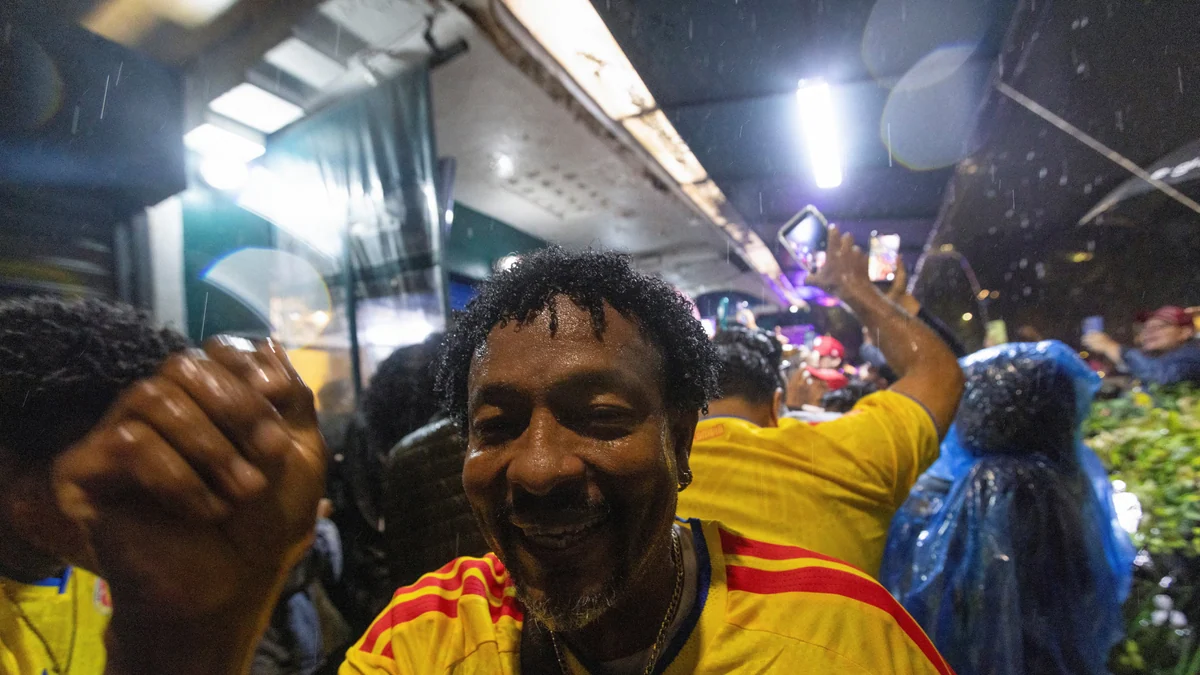 Así celebraron los colombianos la victoria 3-1 de la Tricolor en su debut mundialista