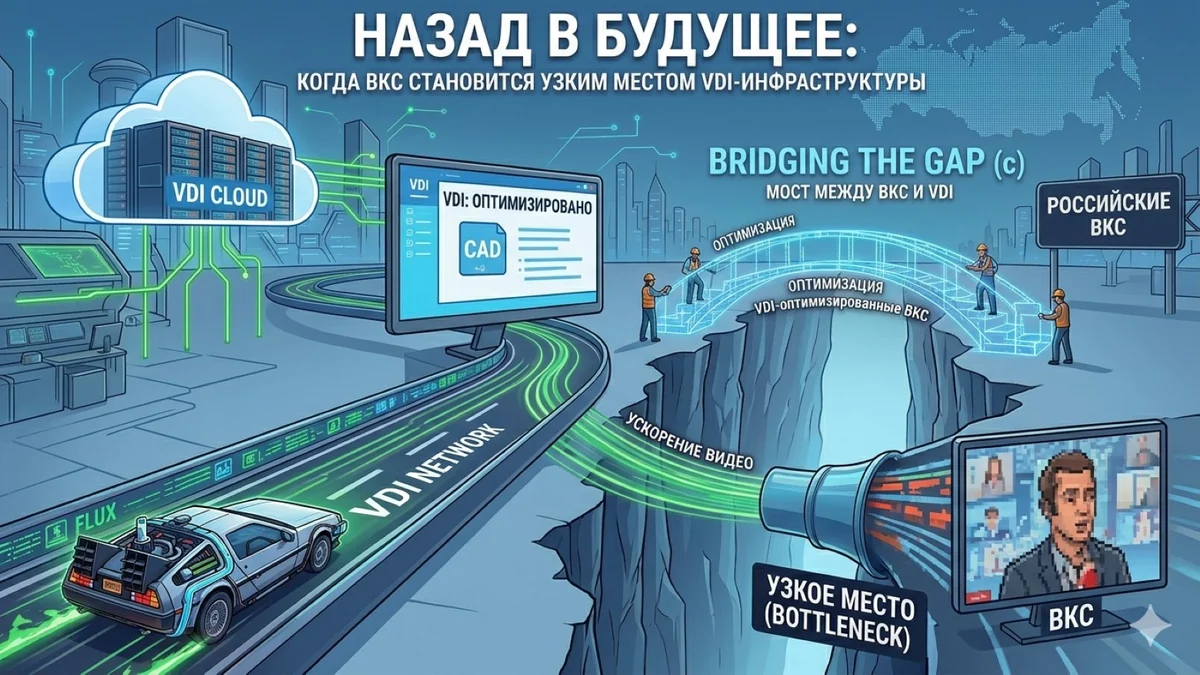 «Назад в будущее»: когда ВКС становится узким местом VDI-инфраструктуры