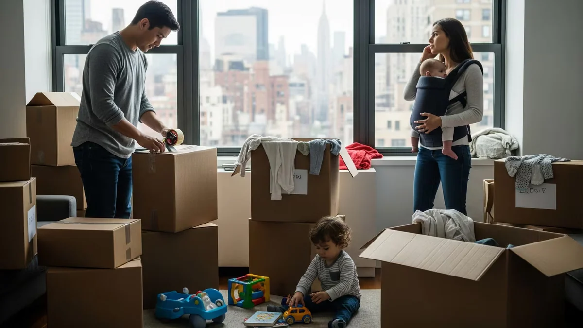 Cada vez más millennials con hijos se van de Nueva York por el alto costo y la falta de acceso al cuidado infantil