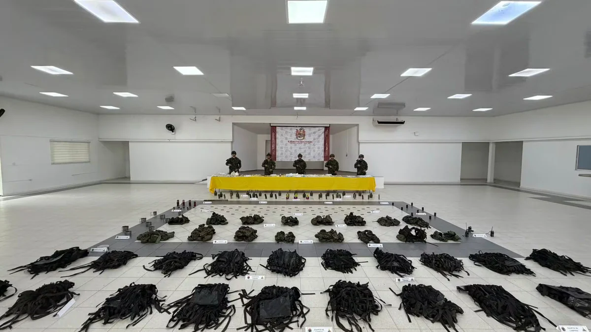 Ejército halló depósito ilegal con explosivos en Támara, Casanare: había material de guerra, insumos médicos y elementos de intendencia