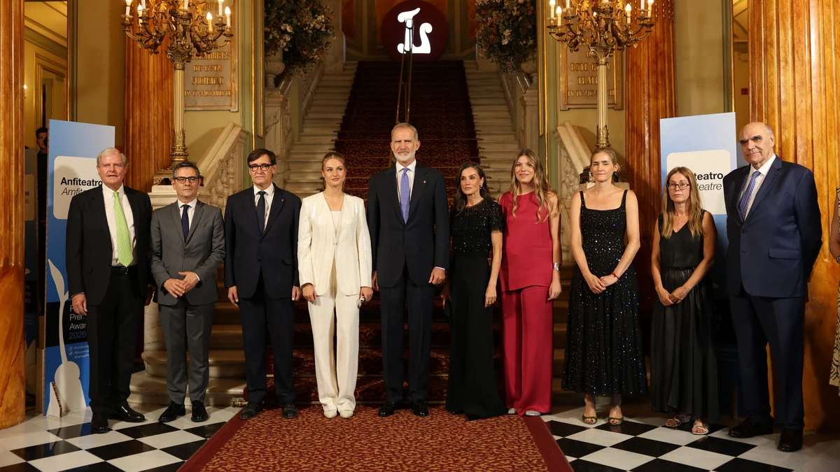 Leonor de Borbón en los Premios Princesa de Girona en el Liceu: “Protejan el talento joven cuando lo necesite”