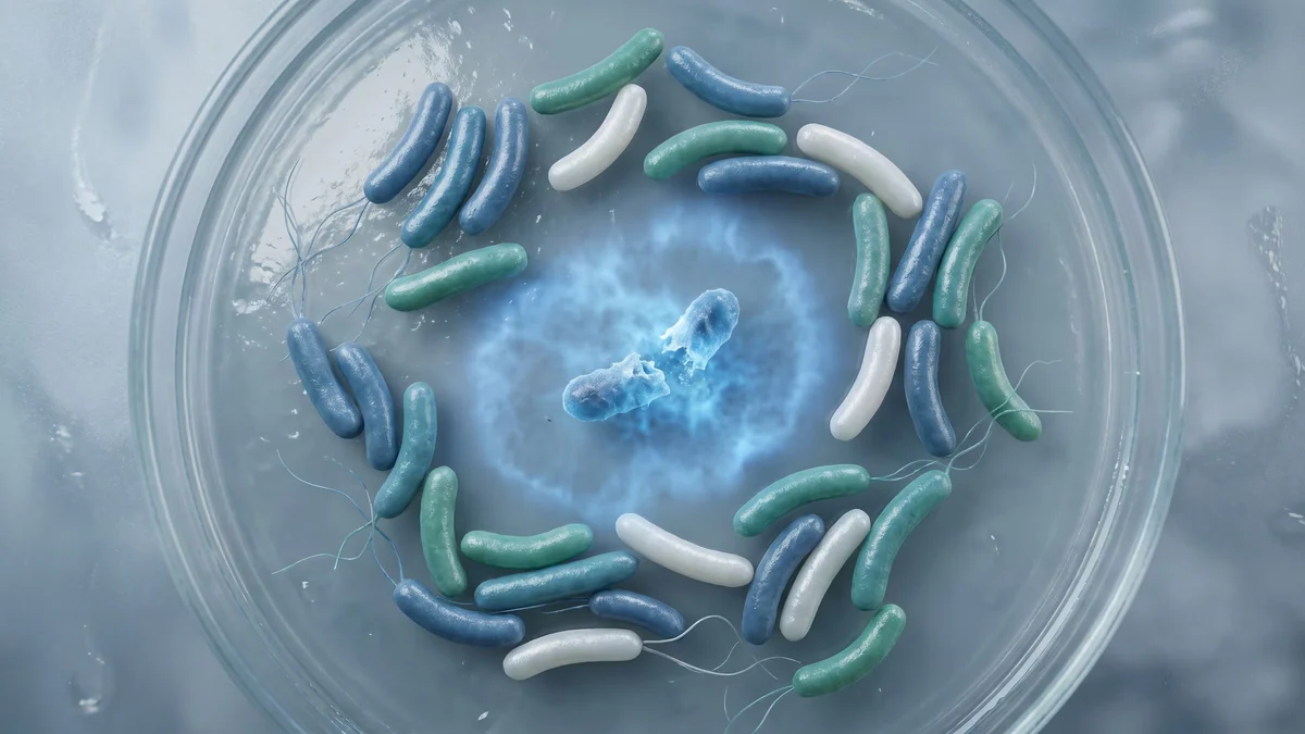 Sacrificio bacteriano: un estudio identificó una "muerte altruista" como defensa ante los antibióticos