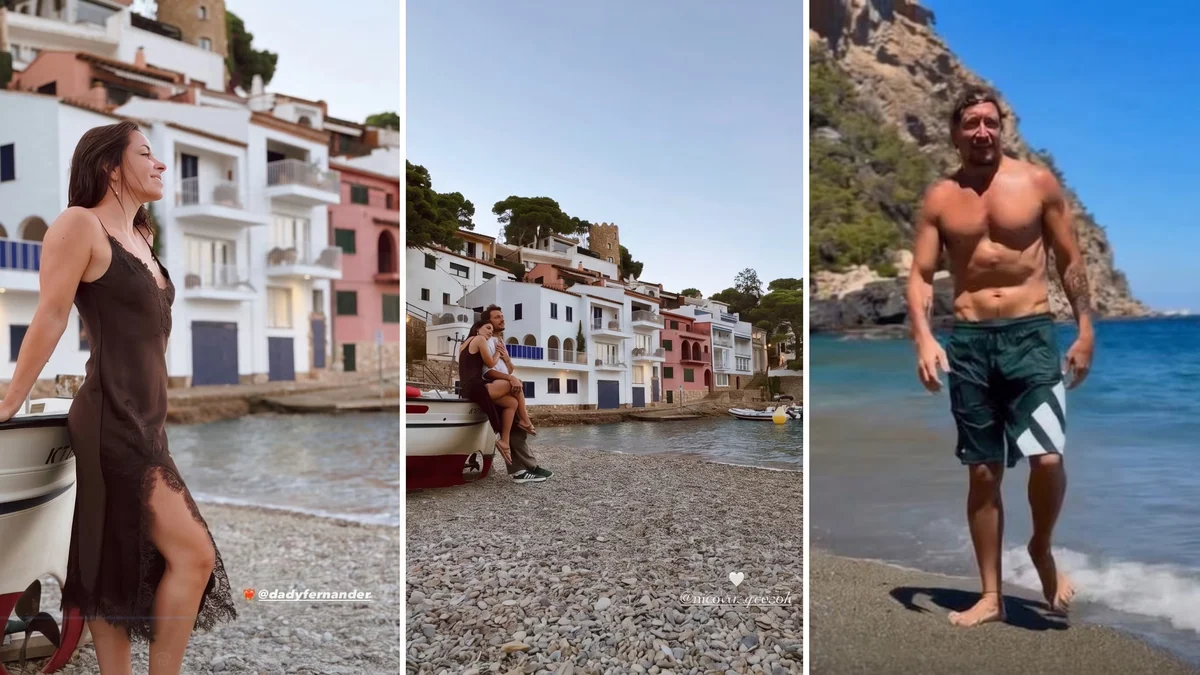 Nico Vázquez y Dai Fernández, de vacaciones en un pueblo paradisíaco de la Costa Brava: “La belleza de este lugar”