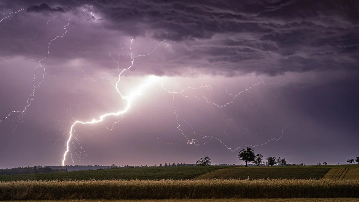 Wetter in Deutschland: Zwischen Hitze und Gewittern