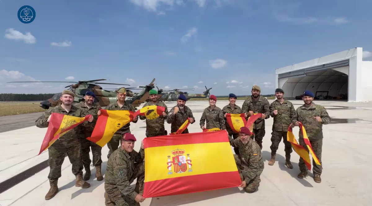 Así se vivió y celebró la final del Mundial desde buques en alta mar o bases en Eslovaquia o Yibuti en los despliegues militares españoles