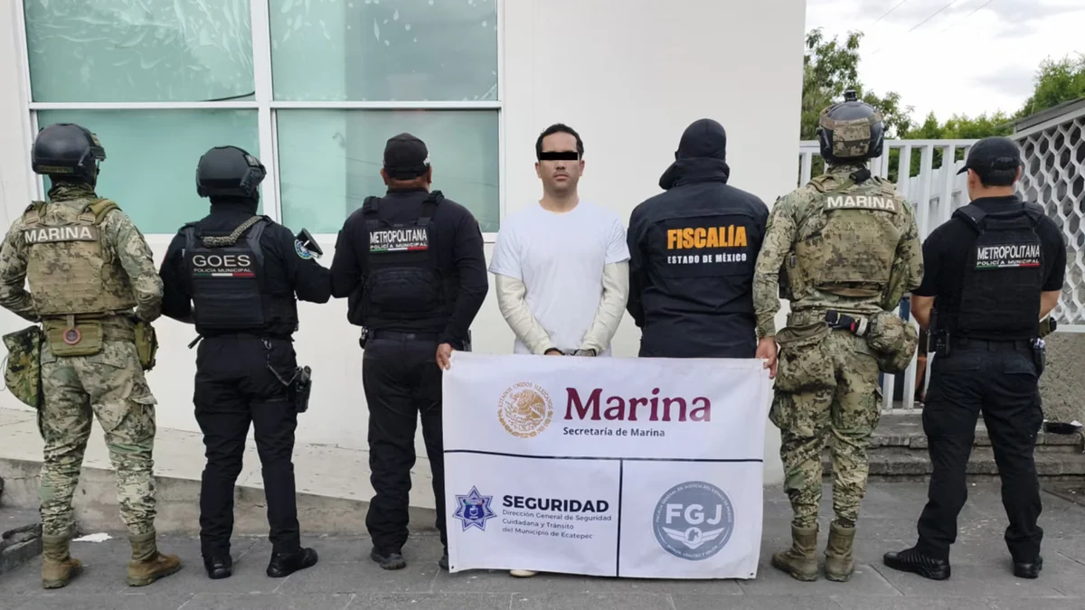 Marina detiene a David “N”, presunto líder de huachicol más buscado en Zumpango, Tecámac y Ecatepec