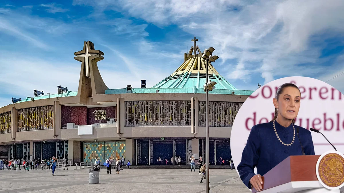 Sheinbaum visitará hoy la Basílica de Guadalupe para recolectar armas