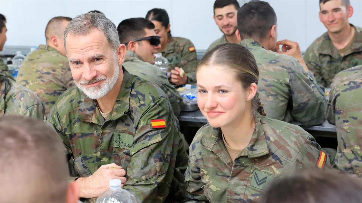Casa Real revela, a través de un álbum inédito, los mejores momentos de la formación militar de la Princesa Leonor