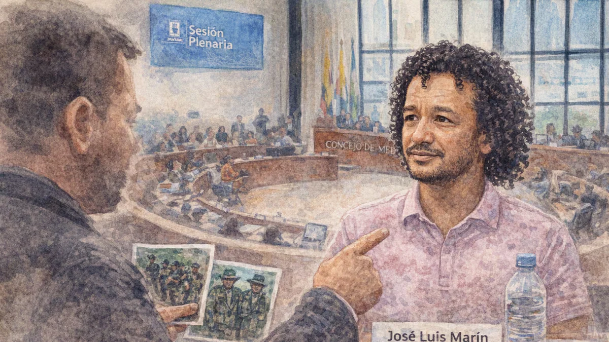 Concejal de Medellín sufrió amenaza directa de un ciudadano en pleno cabildo: reveló formación de un “grupo paramilitar” en su contra