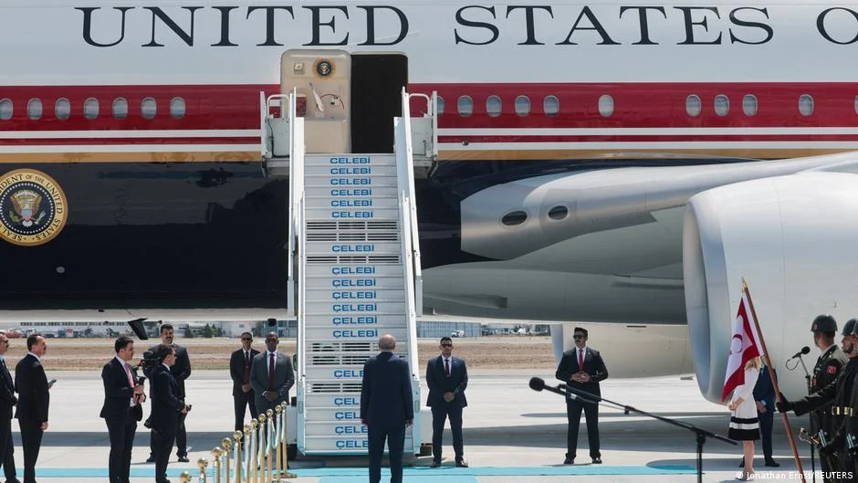 Trump Katar'ın hediyesi tartışmalı uçakla Ankara'ya geldi