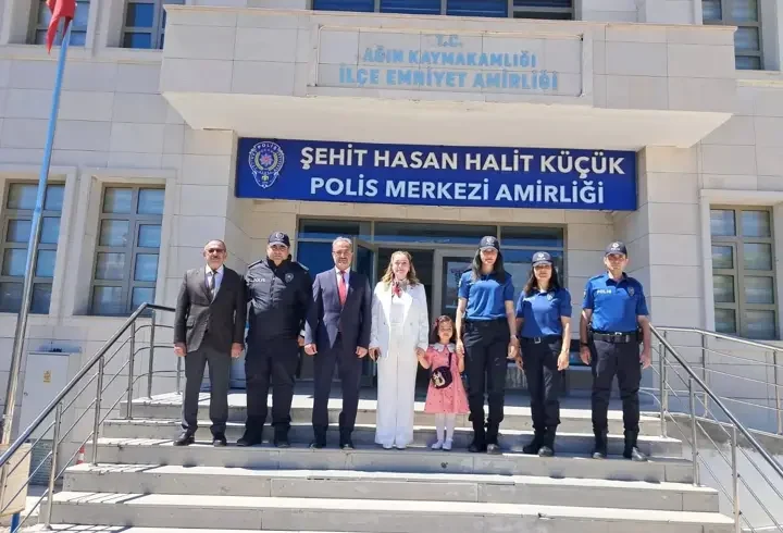 Ağın Kaymakam Yılmaz, bayramda görevli personeli ziyaret etti