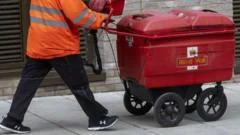 Only three-quarters of first class mail delivered on time