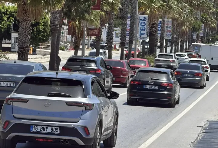 Bodrum’da son 36 saatte 25 binden fazla araç çıkış yaptı