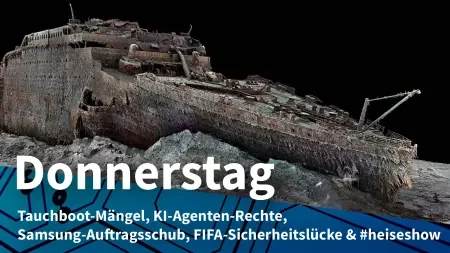 Donnerstag: Kritik an fehlenden Tauchboot-Regeln, Ausweispflicht für KI-Agenten