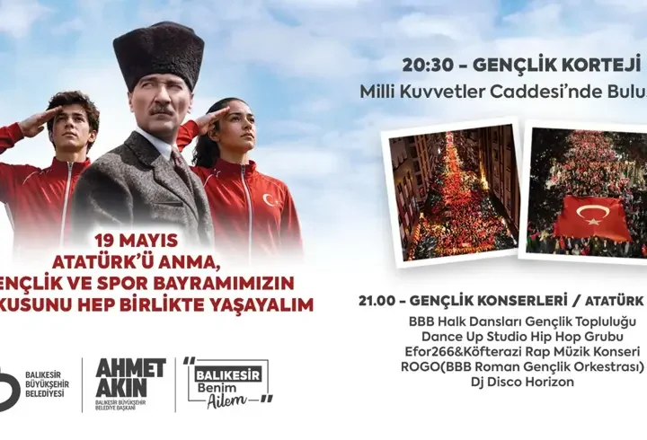 Balıkesir'de gençler 'Gençlik Korteji'nde buluşacak