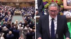 Watch: Standing ovation for Starmer as he answers his last PMQs