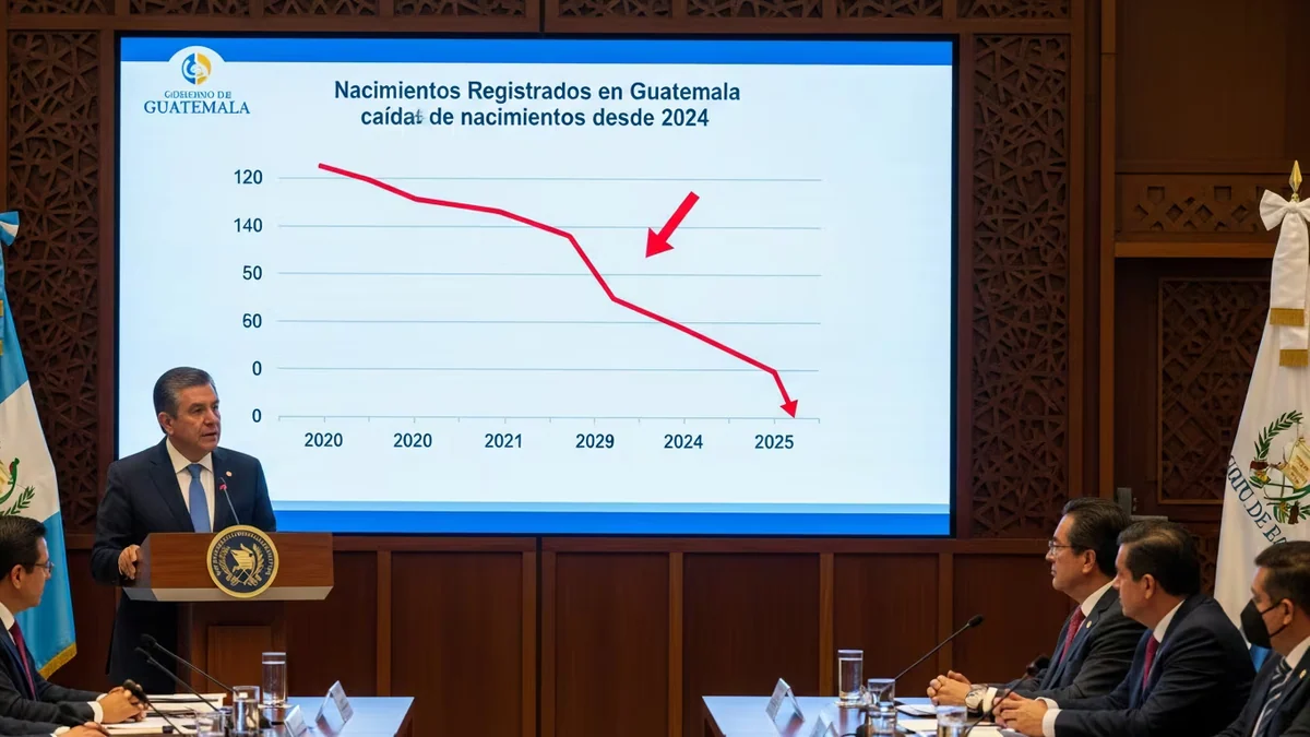 El Gobierno de Guatemala abre un análisis por la caída de nacimientos registrada desde 2024